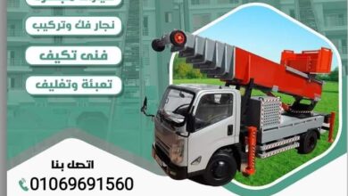صورة ونش رفع الاثاث فى المعادى |01069691560